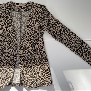 CHEETAH PRINT BLAZER